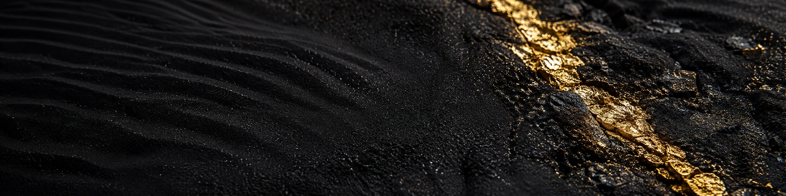 Volcanic Sand & Gold Vein cool LinkedIn banner