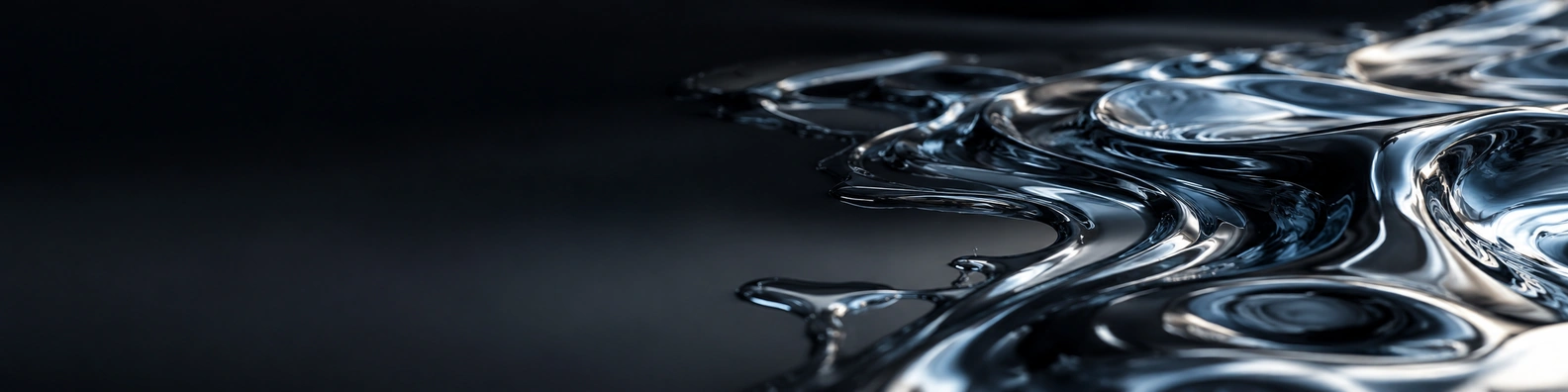 Molten Liquid Chrome cool LinkedIn banner