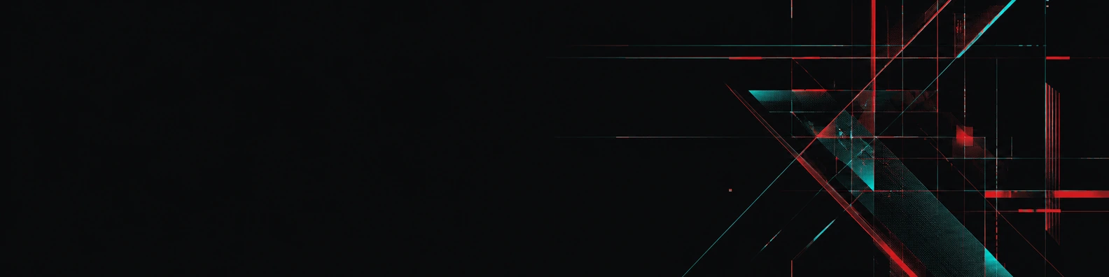 High-Contrast RGB Split cool LinkedIn banner