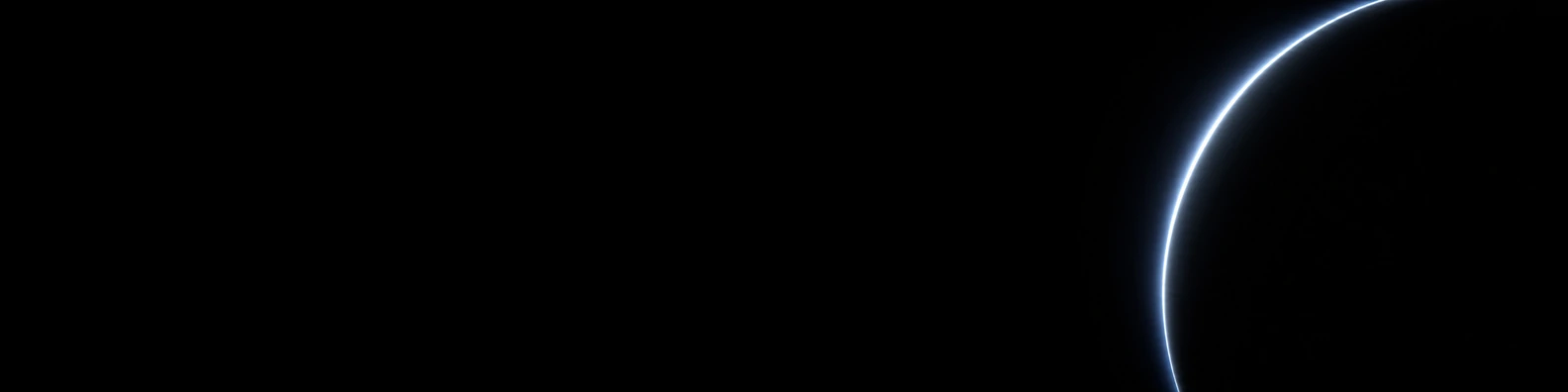 Dark Side of Planet Arc cool LinkedIn banner