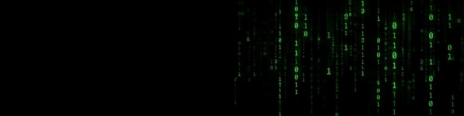 Matrix Data Stream cool LinkedIn banner