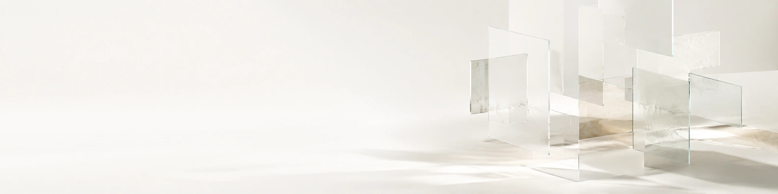 Frosted Glass Panels cool LinkedIn banner