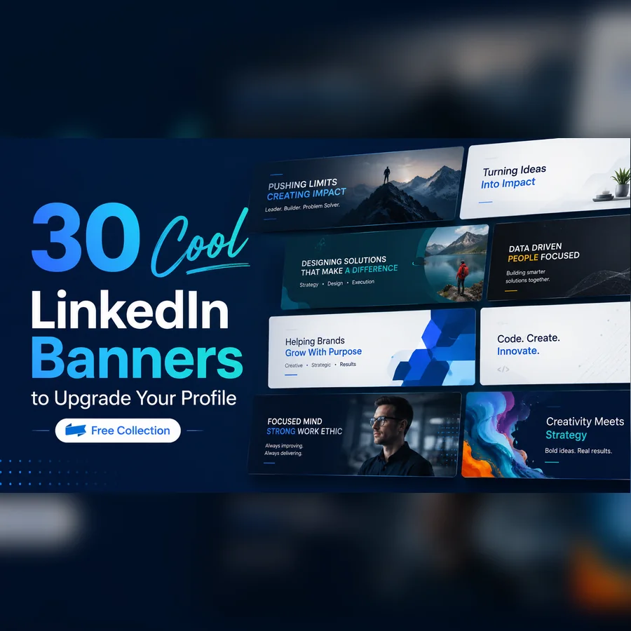 30 Cool LinkedIn Banners to Upgrade Your Profile