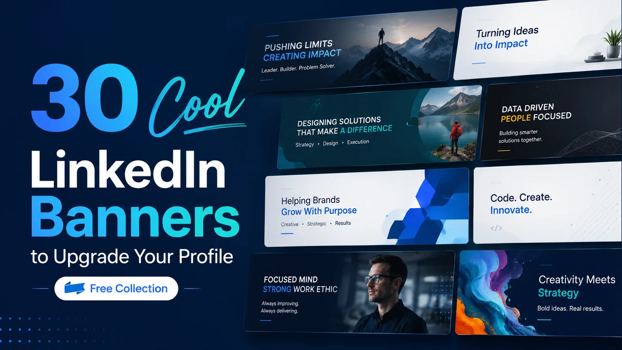 30 Cool LinkedIn Banners to Upgrade Your Profile