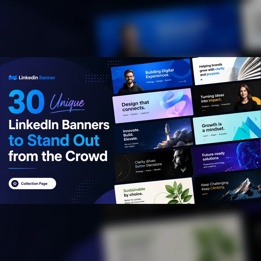 30 Unique LinkedIn Banners to Stand Out from the Crowd