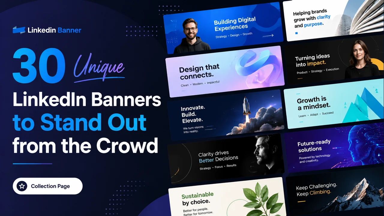 30 Unique LinkedIn Banners to Stand Out from the Crowd