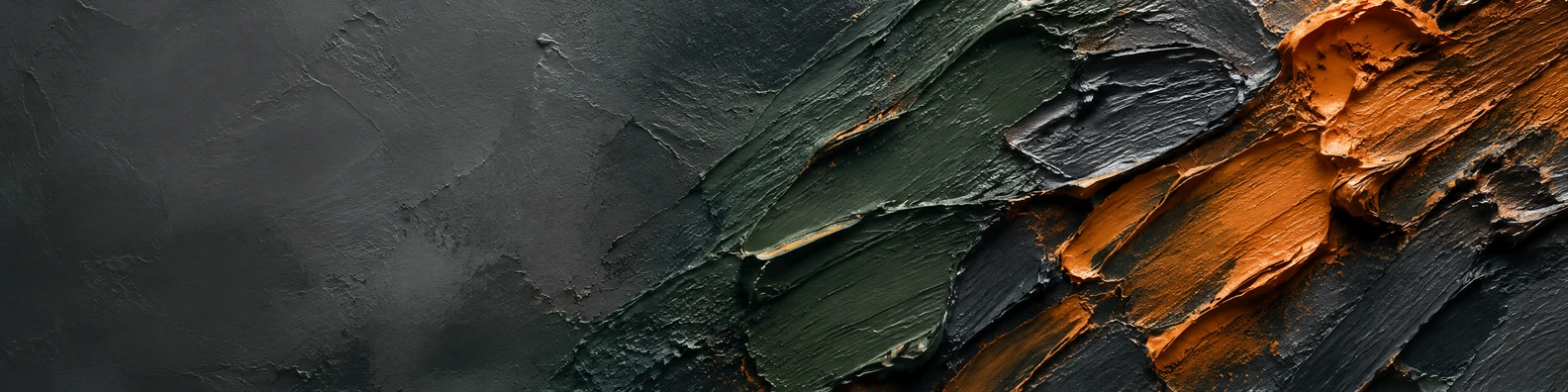 Palette Knife Oil Painting unique LinkedIn banner
