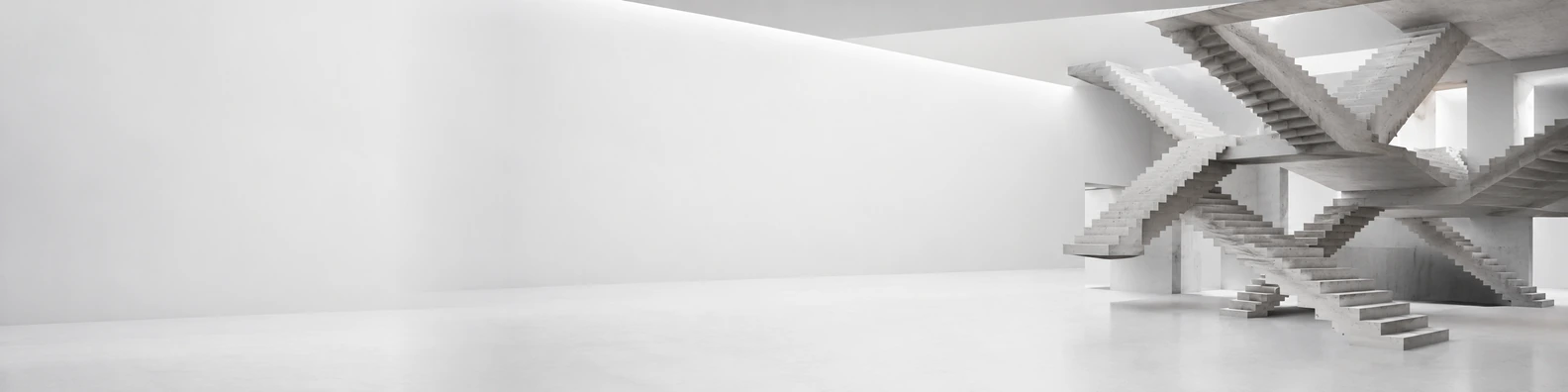 Escher-Style Impossible Stairs unique LinkedIn banner