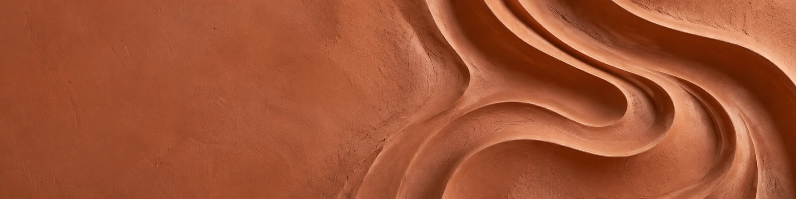 Clay Relief Organic Grooves unique LinkedIn banner