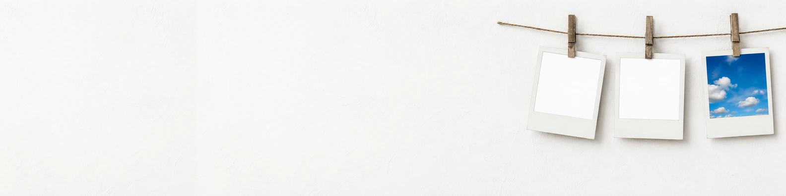 Polaroid String Color Pop unique LinkedIn banner