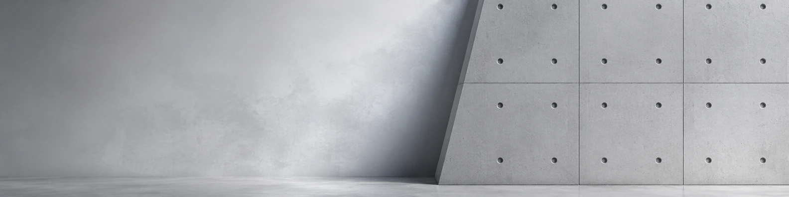 Architectural Concrete Tie Holes urban city LinkedIn banner for a professional profile