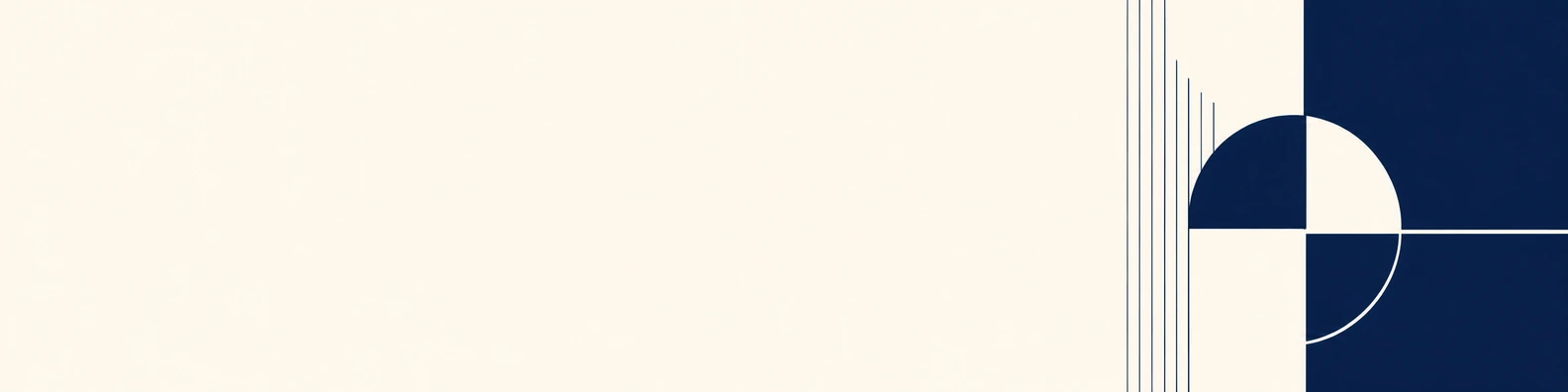 Asymmetrical Balance creative LinkedIn banner for a professional profile