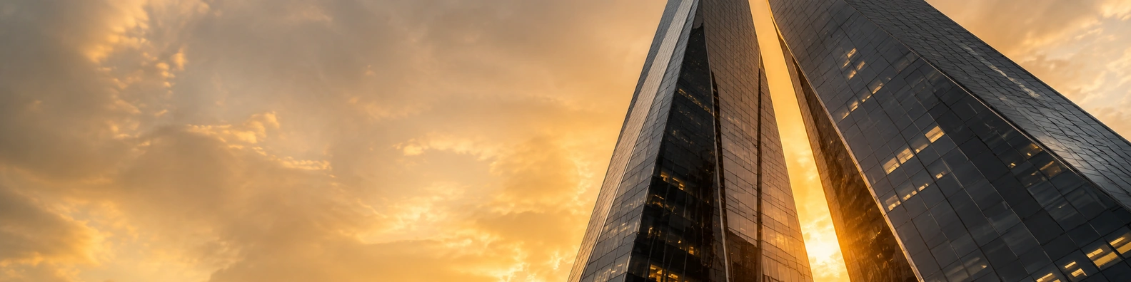 Banking Monoliths business LinkedIn banner for a professional profile