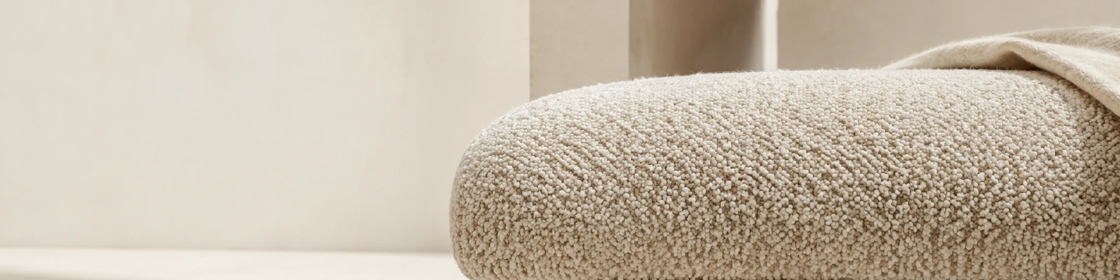 Boucle Bench Wrap business LinkedIn banner for real estate architecture and construction professionals