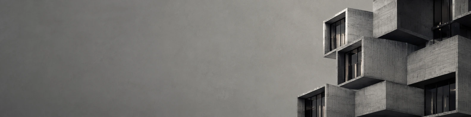 Brutalist Office Tier urban city LinkedIn banner for a professional profile