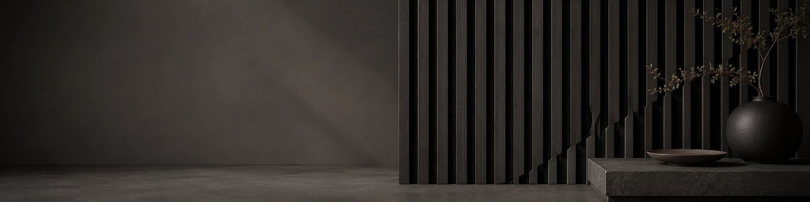 Charcoal Accordion Inset business LinkedIn banner for real estate architecture and construction professionals