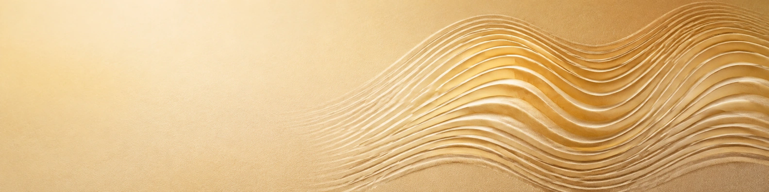Clean Crest & Trough Geometry nature-inspired LinkedIn banner for a professional profile