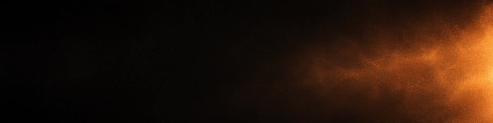 Copper Glow abstract LinkedIn banner for a professional profile