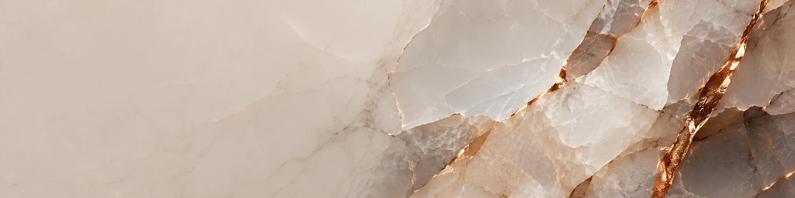 Copper-Veined Quartz creative LinkedIn banner for a professional profile