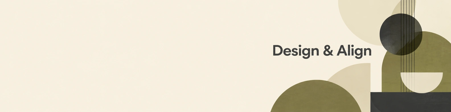 Design Align quote LinkedIn banner for a professional profile
