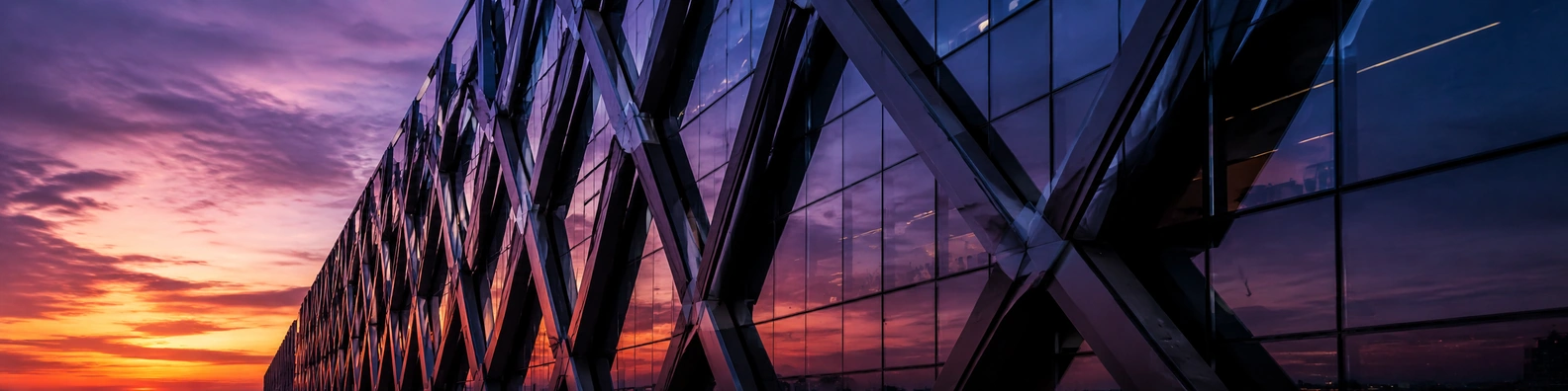 Dusk Vector business LinkedIn banner for a professional profile