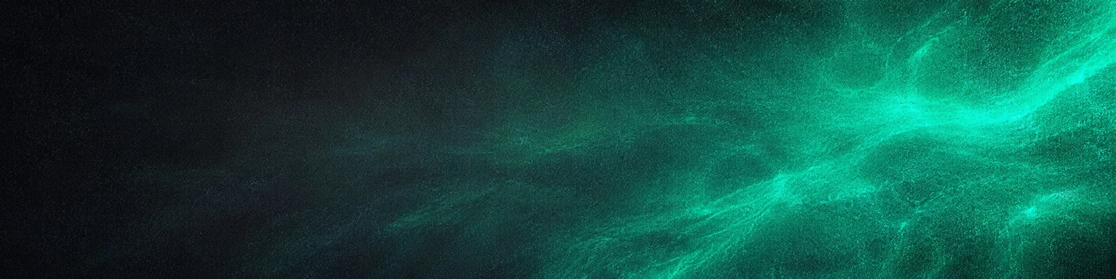 Electric Mint abstract LinkedIn banner for a professional profile