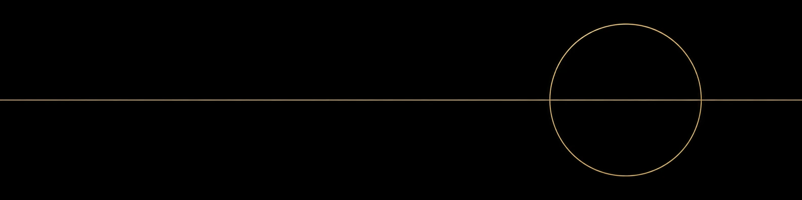 Focal Point Circle abstract LinkedIn banner for a professional profile