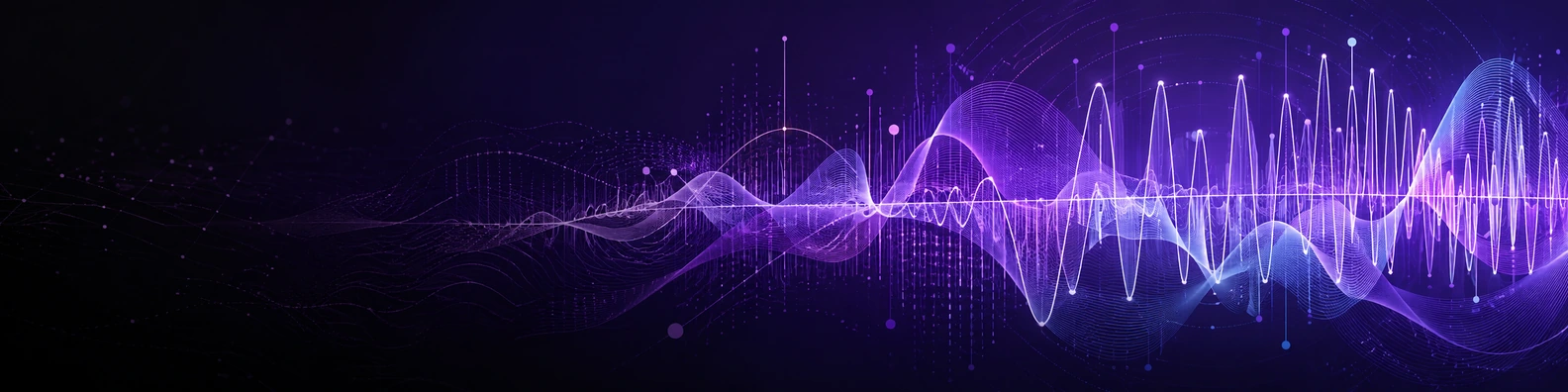 Fourier Waveform code and data LinkedIn banner for a professional technical profile