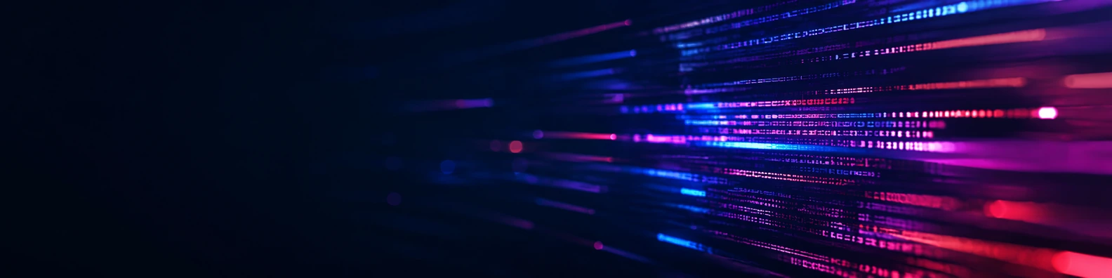 Full-Stack Stream code and data LinkedIn banner for a professional technical profile