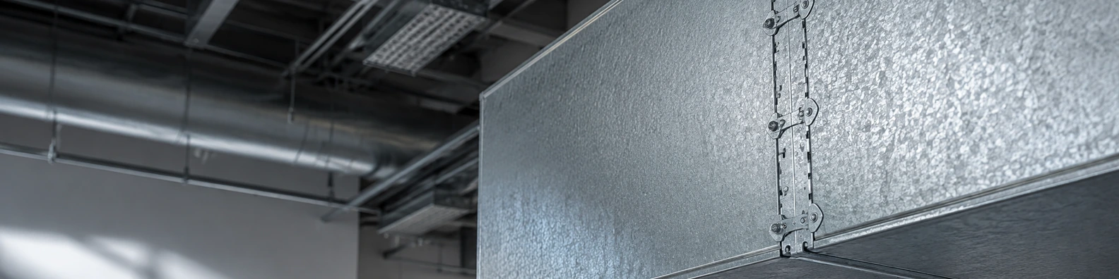 Galvanized Hvac Duct Seam business LinkedIn banner for real estate architecture and construction professionals