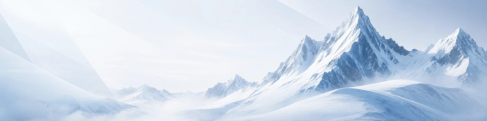 Glacier Ridge Horizon nature-inspired LinkedIn banner for a professional profile