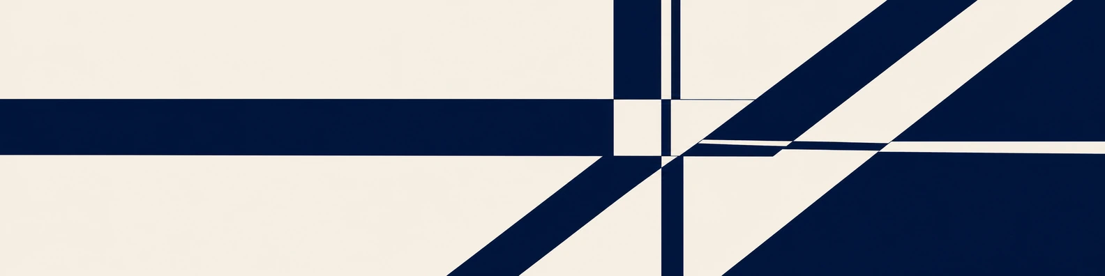High-Contrast Cross creative LinkedIn banner for a professional profile