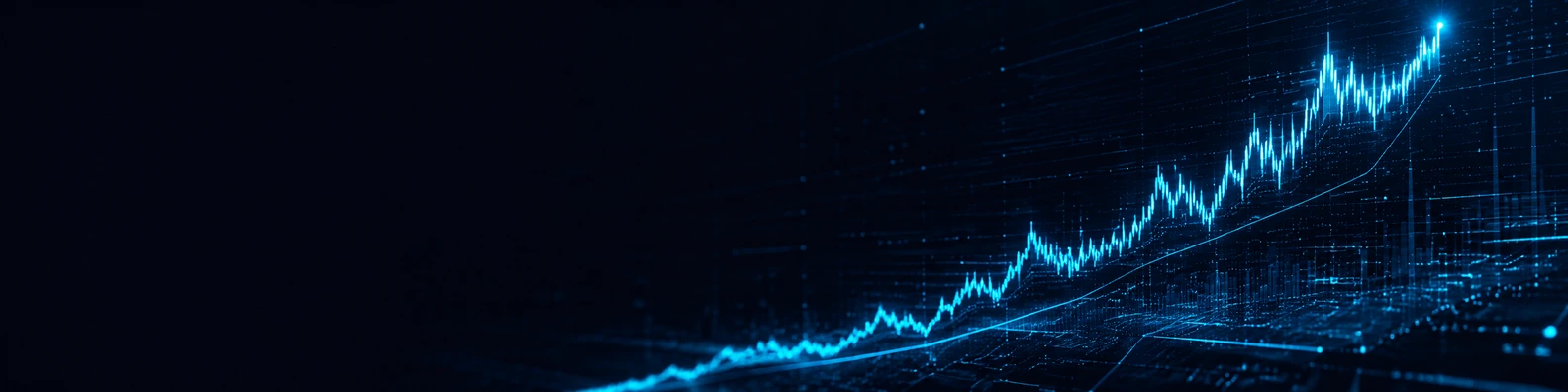 High-Frequency Trend code and data LinkedIn banner for a professional technical profile