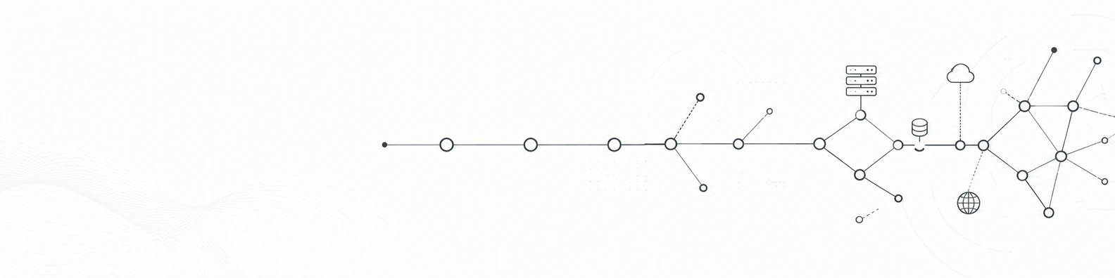 Linear Topology code and data LinkedIn banner for a professional technical profile