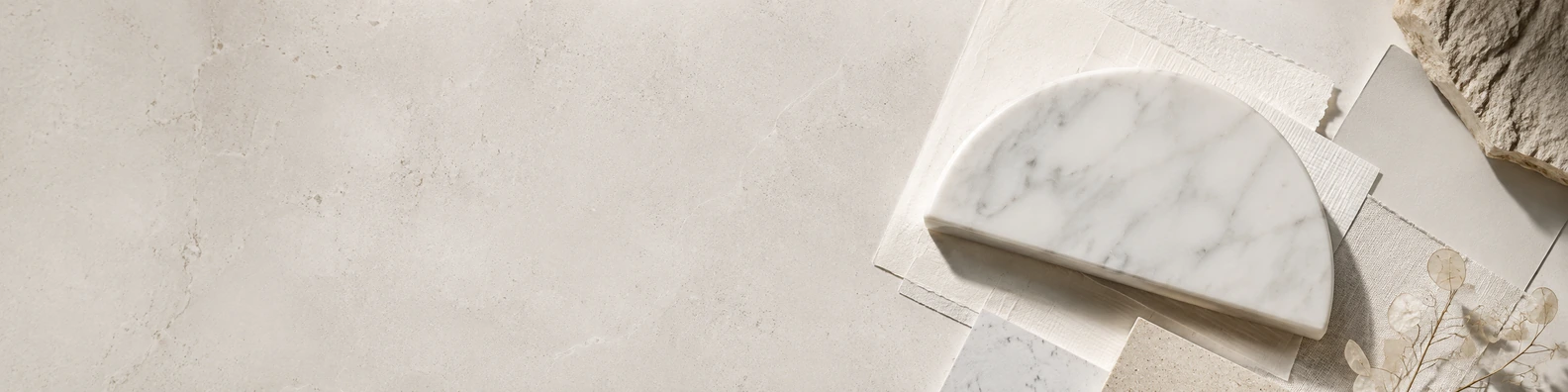 Marble Paperweight Slice creative LinkedIn banner for a professional profile