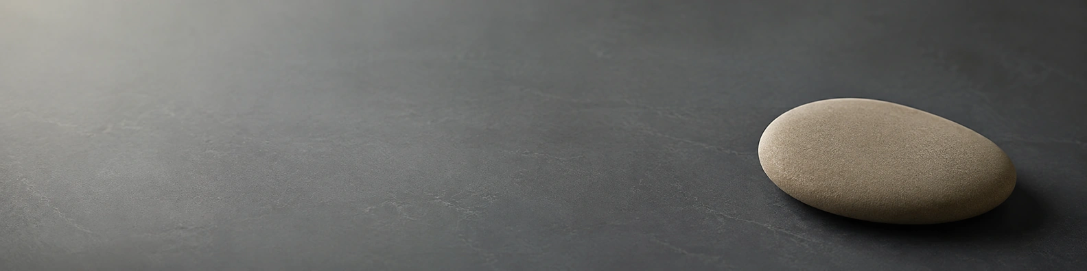 Matte Khaki River Pebble nature-inspired LinkedIn banner for a professional profile
