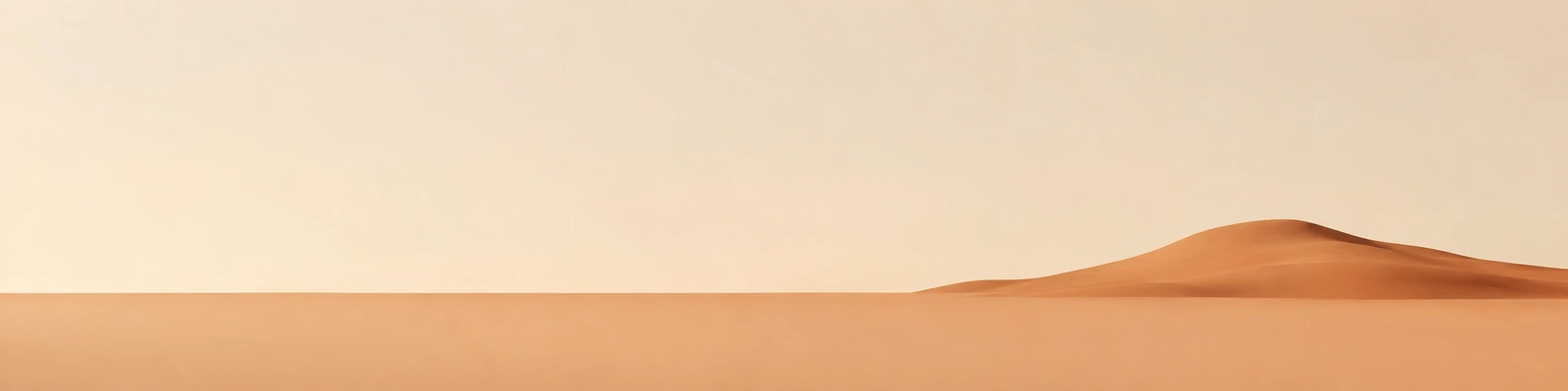 Minimal Adobe Horizon nature-inspired LinkedIn banner for a professional profile