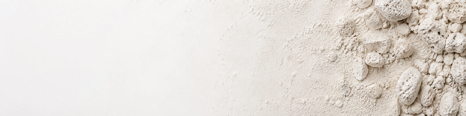 Minimal Chalky Pumice Field nature-inspired LinkedIn banner for a professional profile