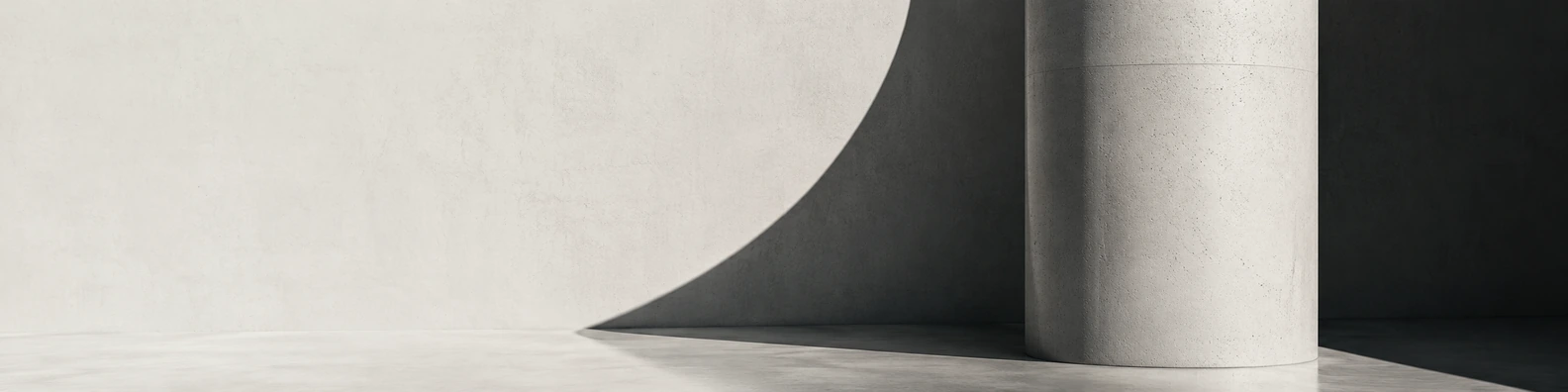 Minimalist Cylinder Shade business LinkedIn banner for real estate architecture and construction professionals