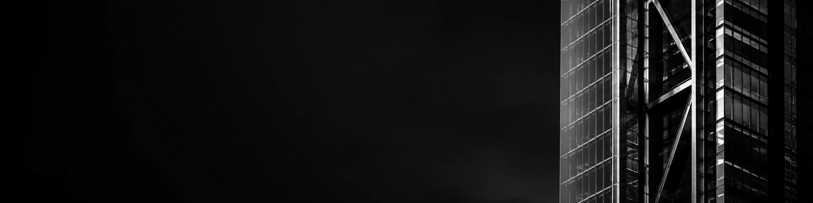 Monochromatic Tower Slice urban city LinkedIn banner for a professional profile