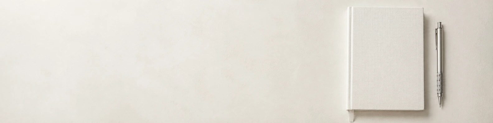 Monochromatic Work Ledger workspace LinkedIn banner for custom text and digital professional profiles
