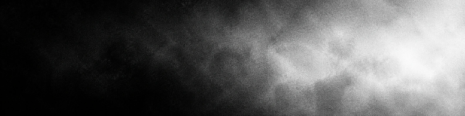 Monochrome Fog abstract LinkedIn banner for a professional profile