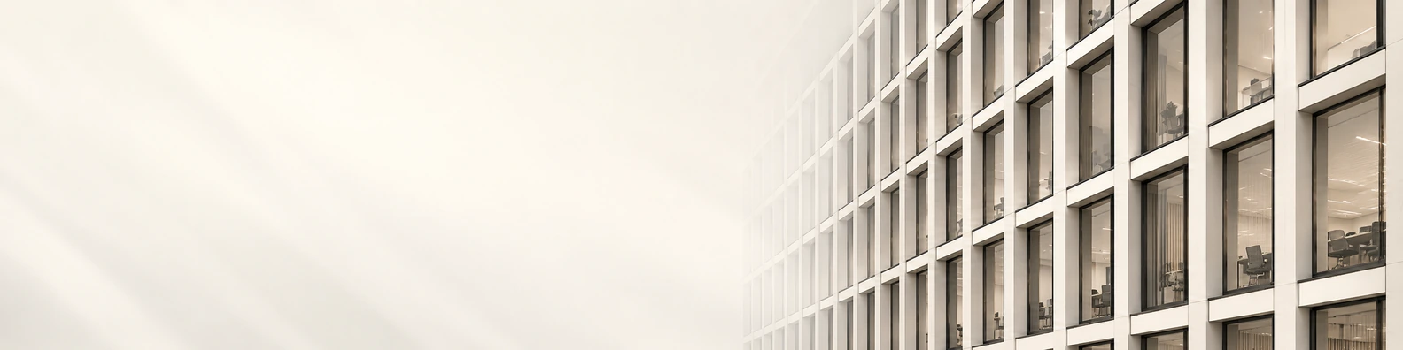 Parallel Office Grids urban city LinkedIn banner for a professional profile