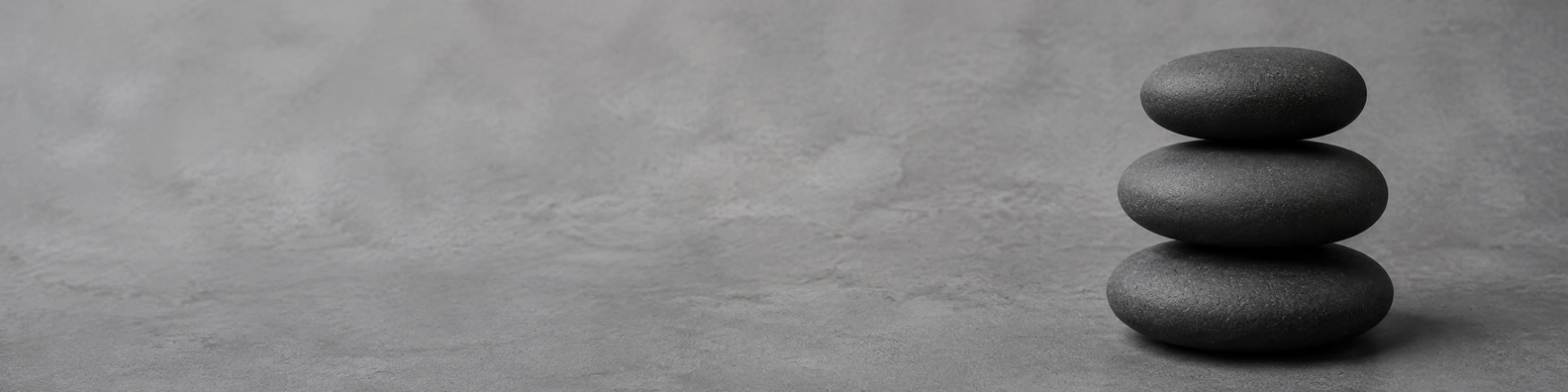 Polished Basalt Stack nature-inspired LinkedIn banner for a professional profile