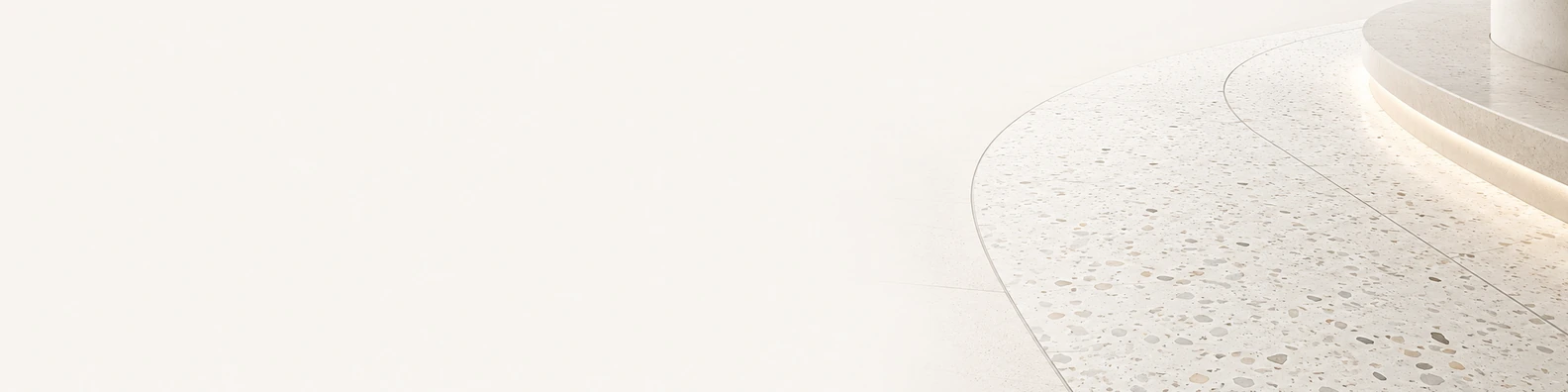 Polished Terrazzo Concourse urban city LinkedIn banner for a professional profile