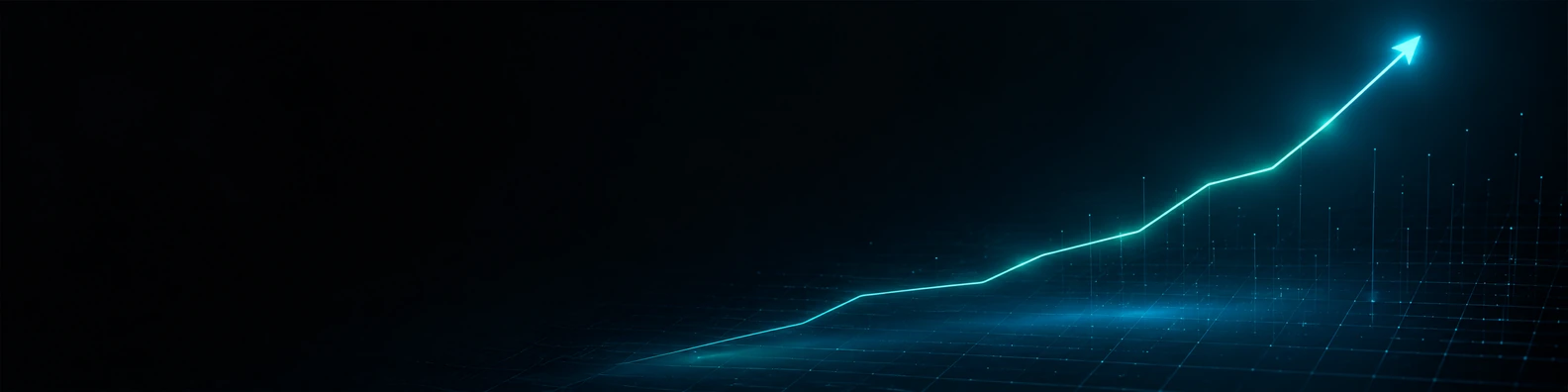 Predictive Vector code and data LinkedIn banner for a professional technical profile