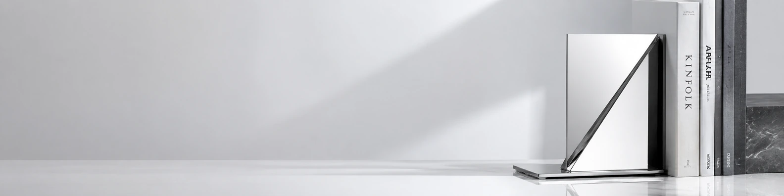 Silver Bookend Anchor creative LinkedIn banner for a professional profile