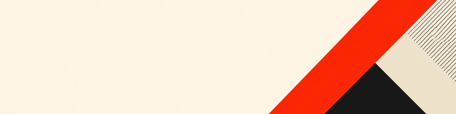Swiss Diagonal Split creative LinkedIn banner for a professional profile