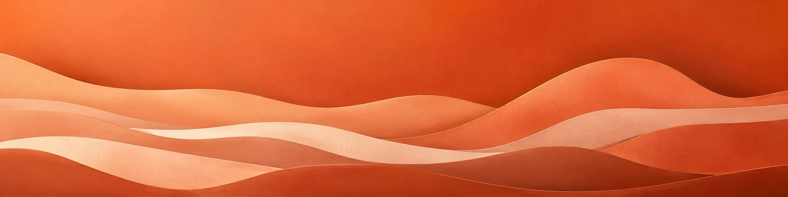 Terracotta Ridges abstract LinkedIn banner for a professional profile