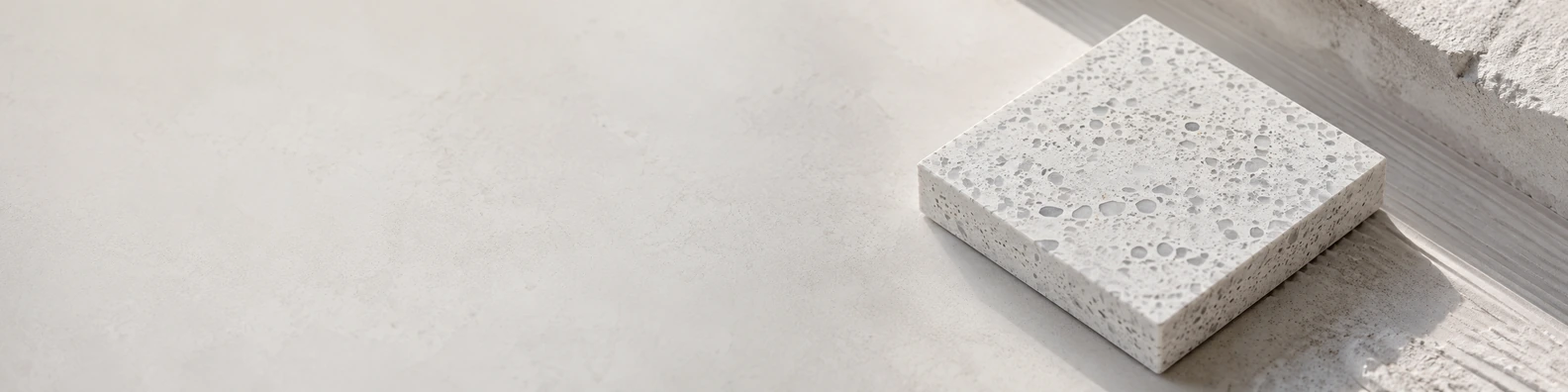 Terrazzo Sample Block creative LinkedIn banner for a professional profile